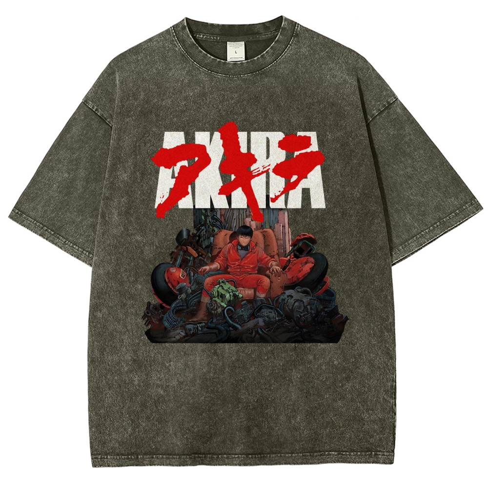 Akira Vintage Wash Japanese Design T-Shirt