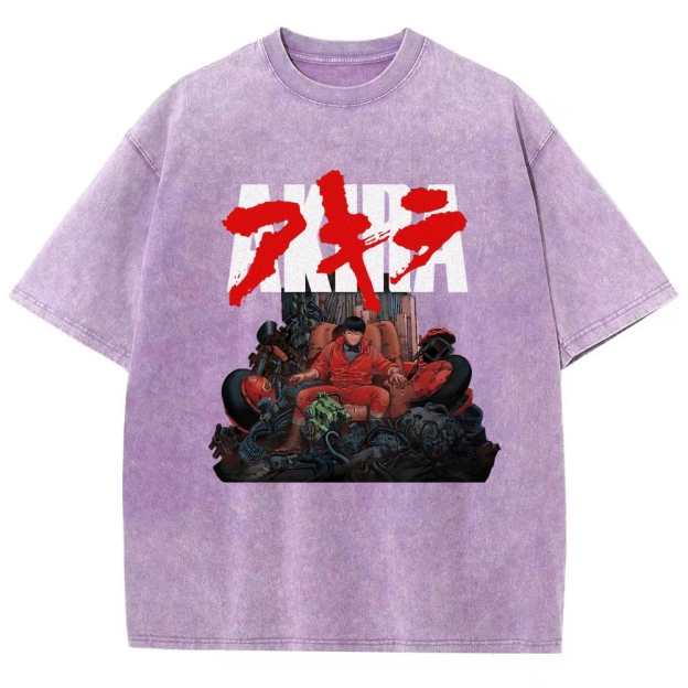 Akira Vintage Wash Japanese Design T-Shirt
