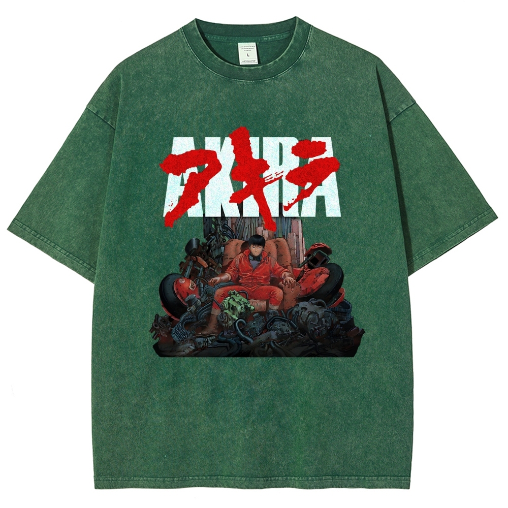 Akira Vintage Wash Japanese Design T-Shirt