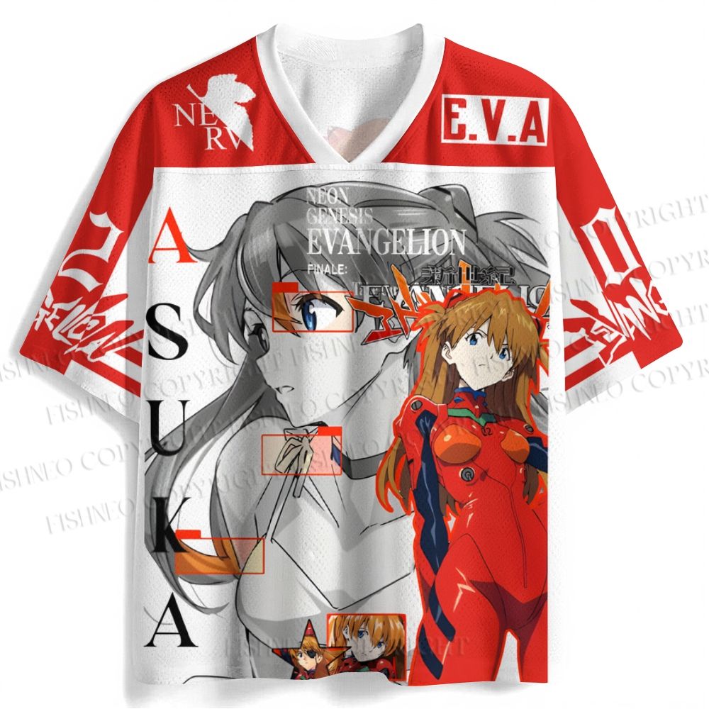 Neon Genesis Evangelion Asuka Jersey Shirts