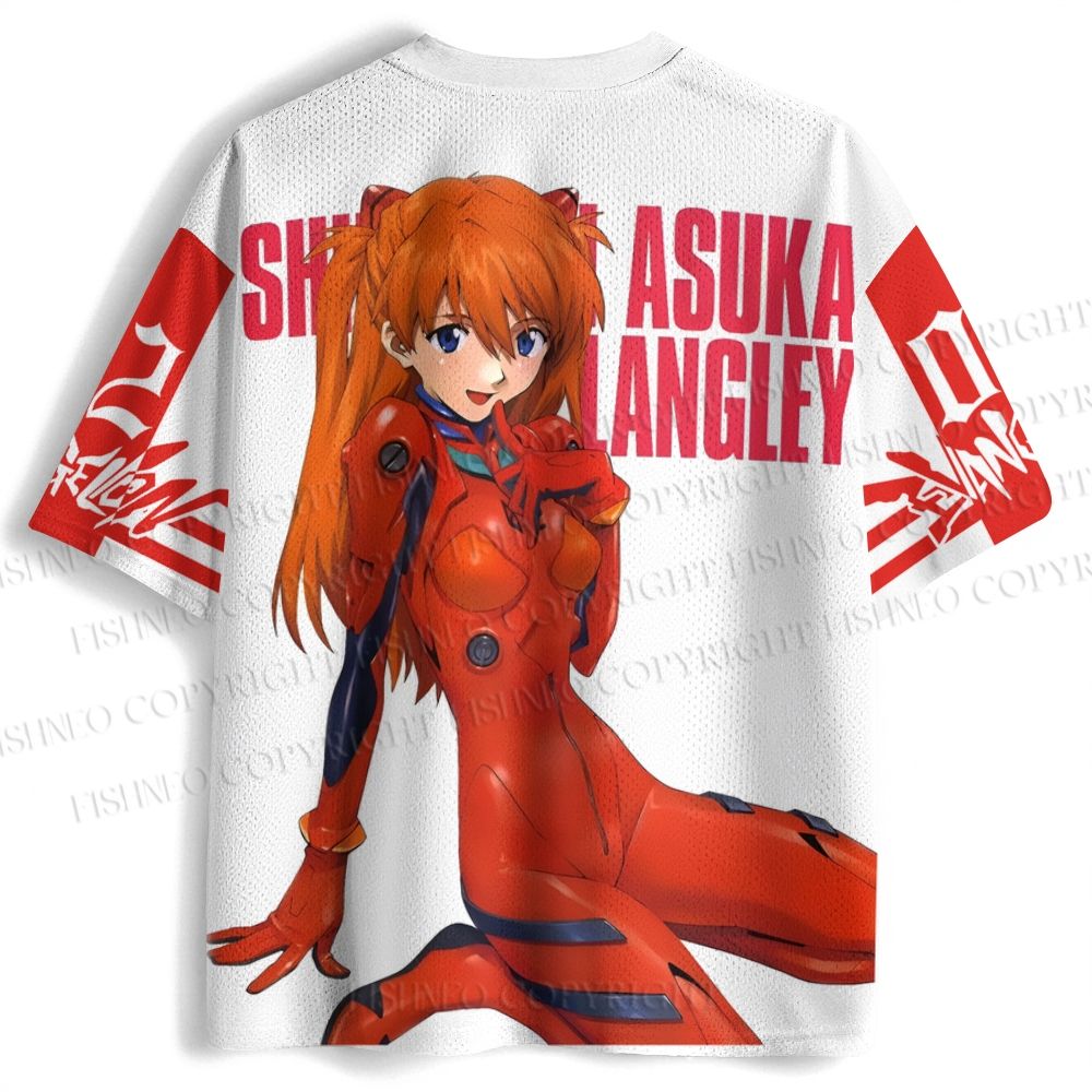 Neon Genesis Evangelion Asuka Jersey Shirts