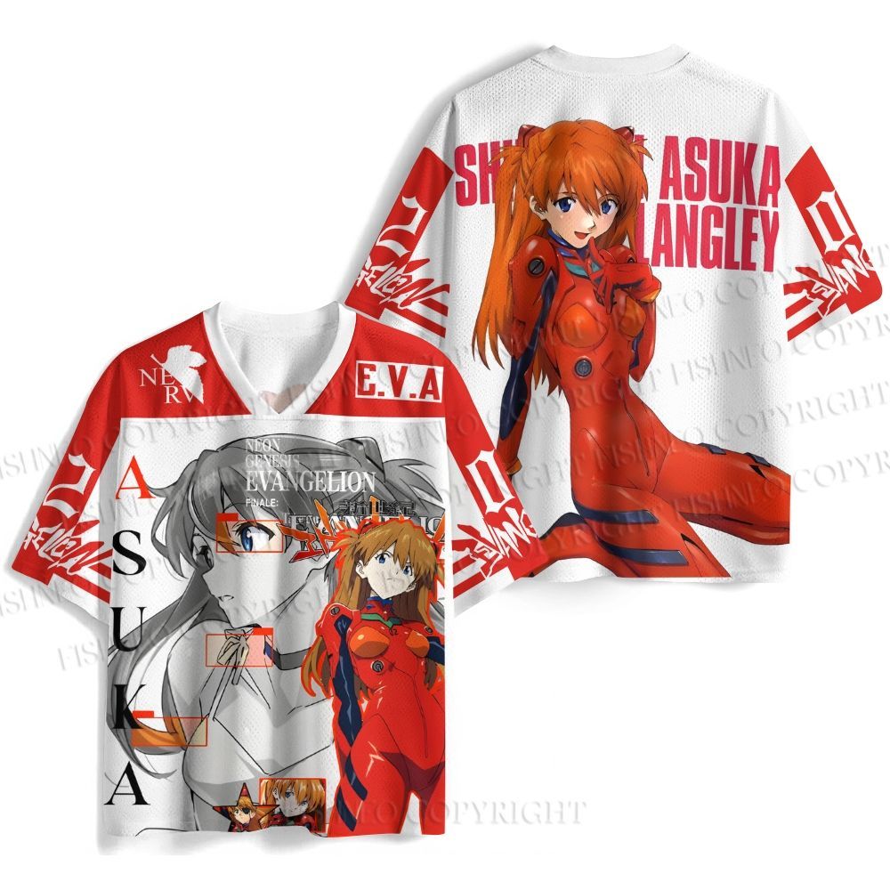 Neon Genesis Evangelion Asuka Jersey Shirts