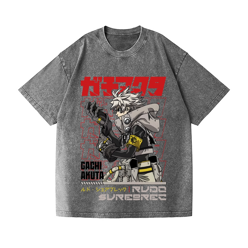 Unisex Gachiakuta Rudo Printed Washed Tee
