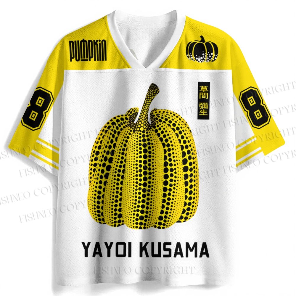 Yayoi Kusama Pumpkin Jersey Shirts
