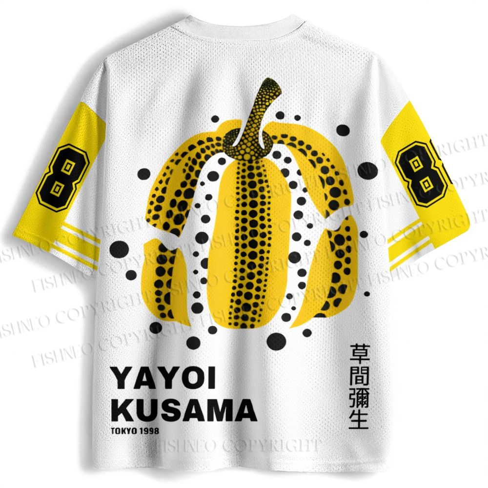Yayoi Kusama Pumpkin Jersey Shirts