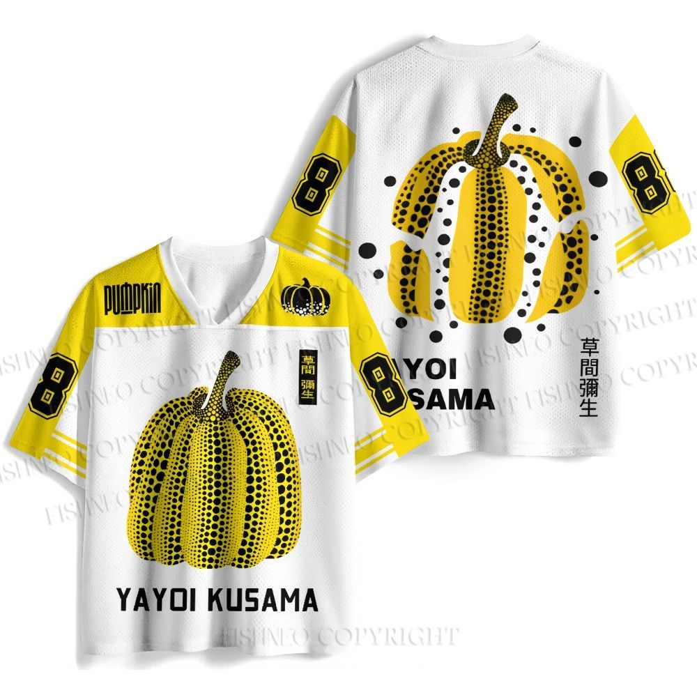 Yayoi Kusama Pumpkin Jersey Shirts