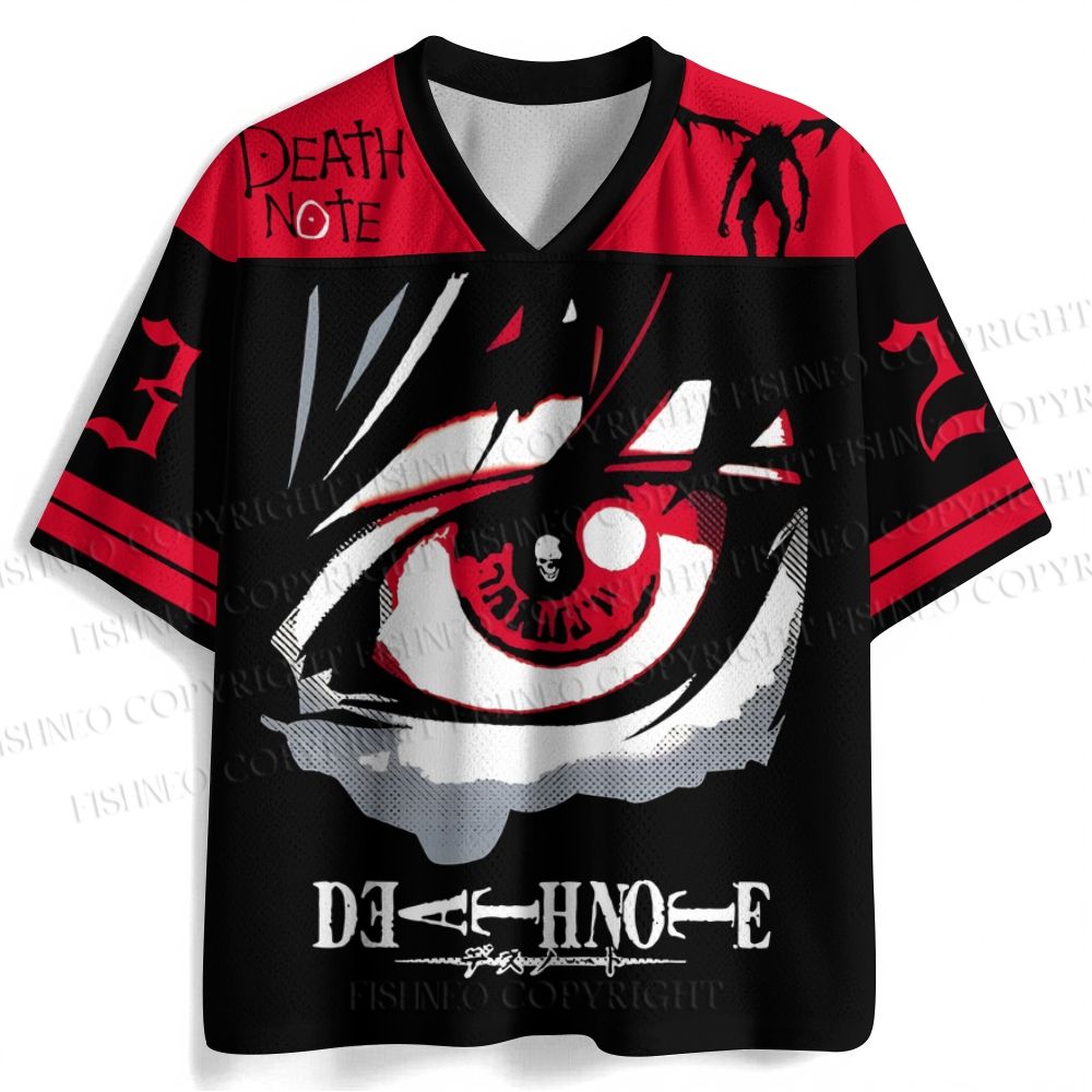 Japanese Anime Death Note Jersey Shirts