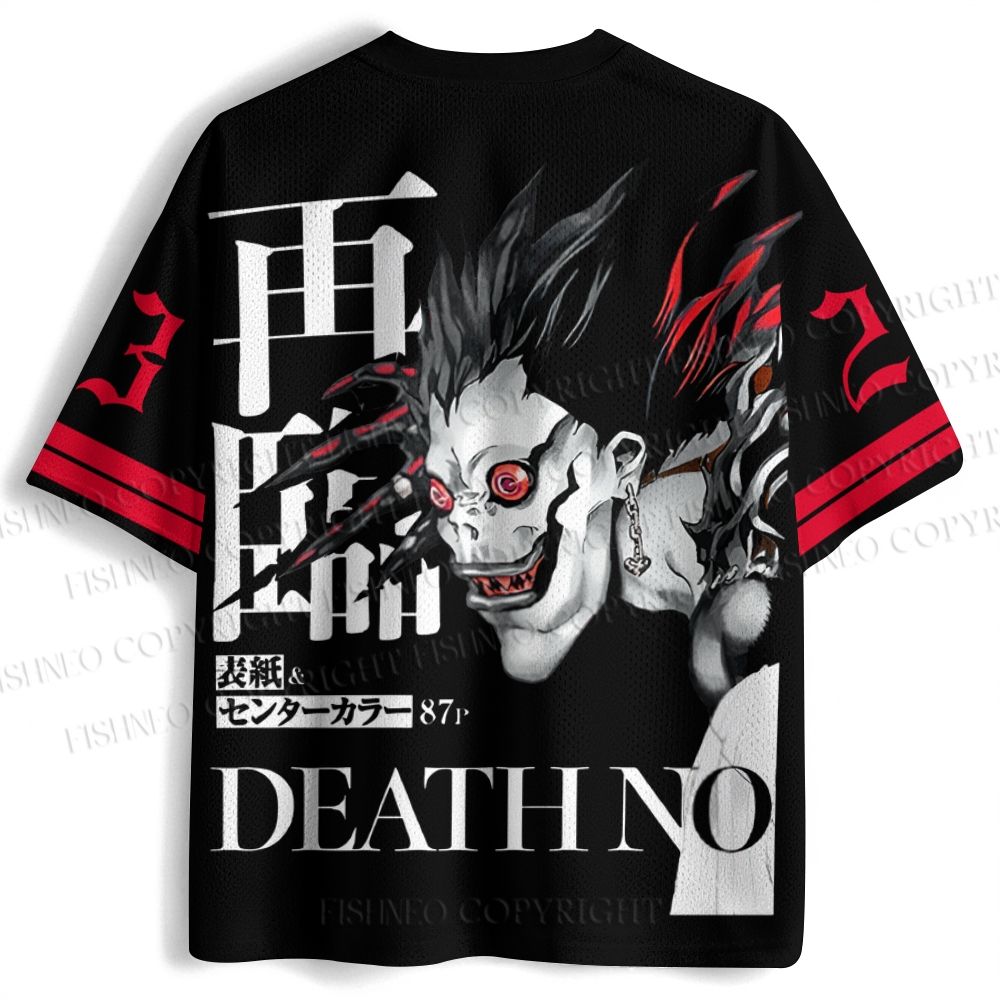 Japanese Anime Death Note Jersey Shirts