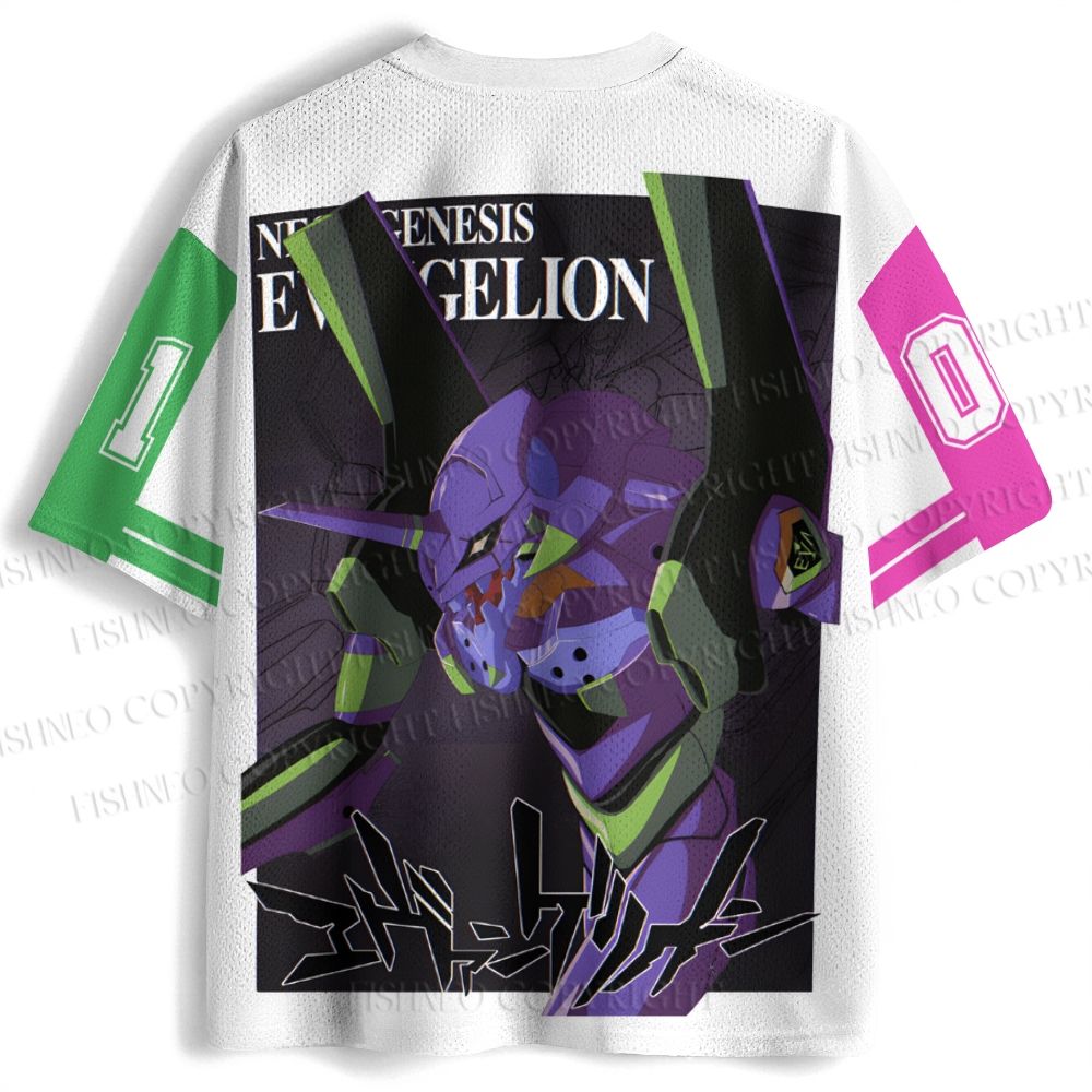 Neon Genesis Evangelion Unit 01 Jersey Shirts