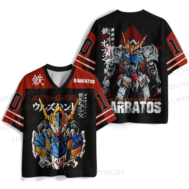 Gundam Barbatos Printed Jersey Shirts