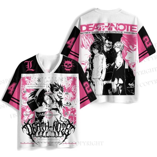 Death Note Jersey Shirts