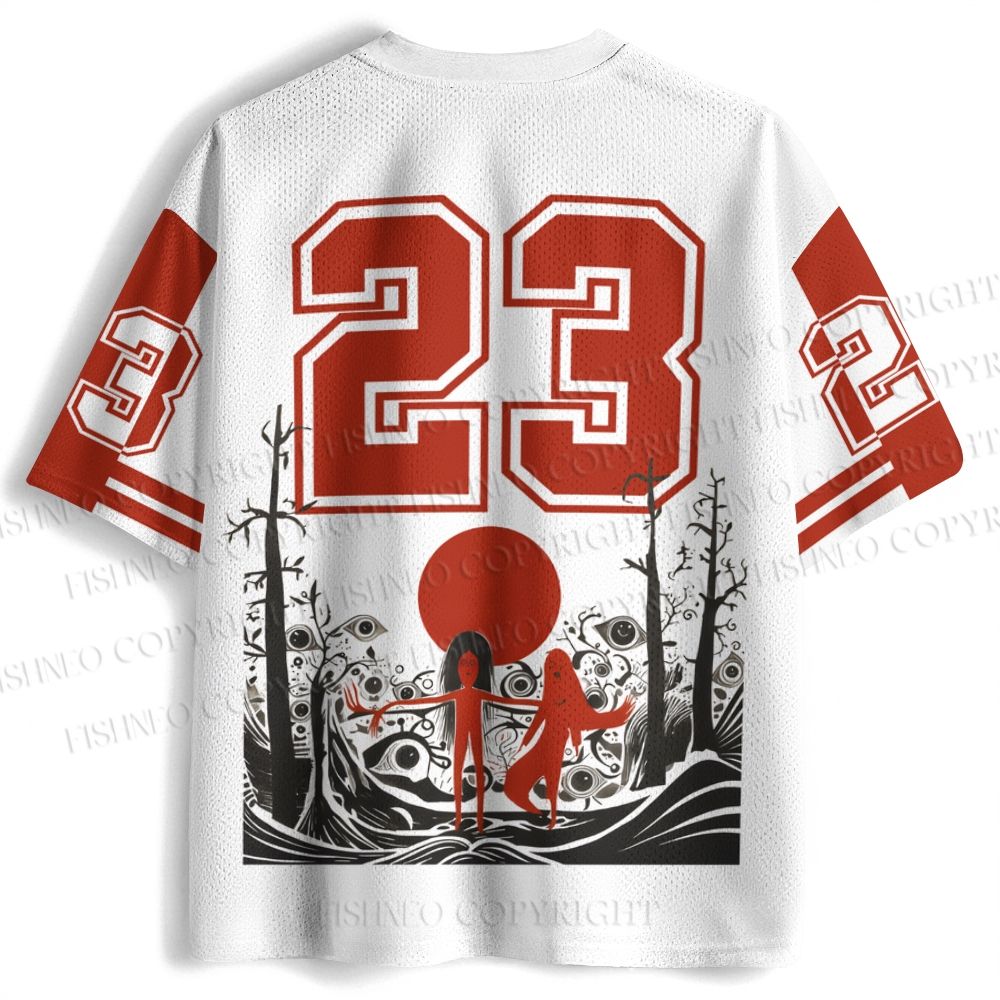 Yayoi Kusama Bloody Spooky Eye Jersey Shirts