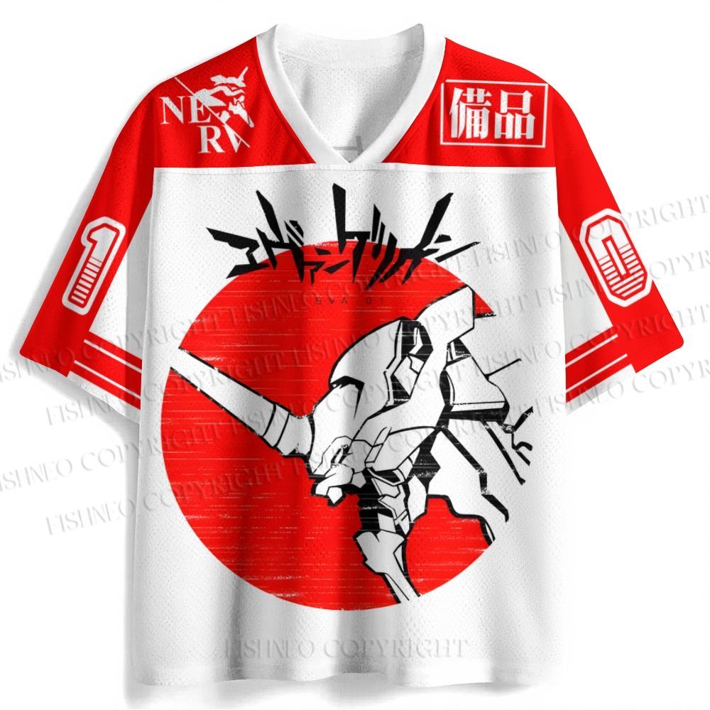 Neon Genesis Evangelion Unit 01 Jersey Shirts