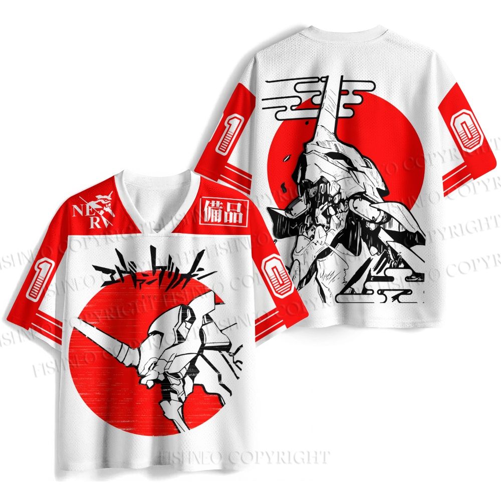 Neon Genesis Evangelion Unit 01 Jersey Shirts