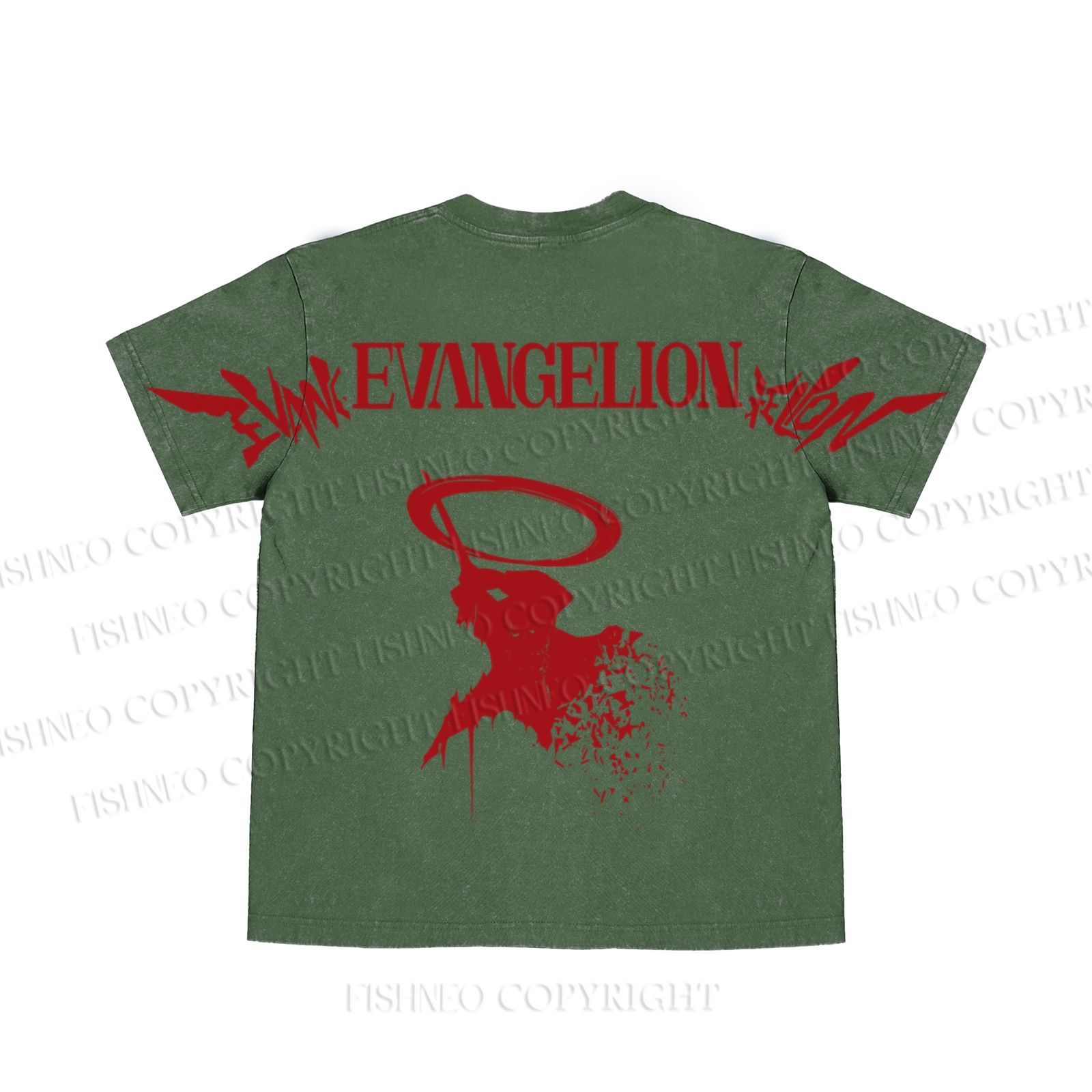 Neon Genesis Evangelion Unit 01 washed t shirt