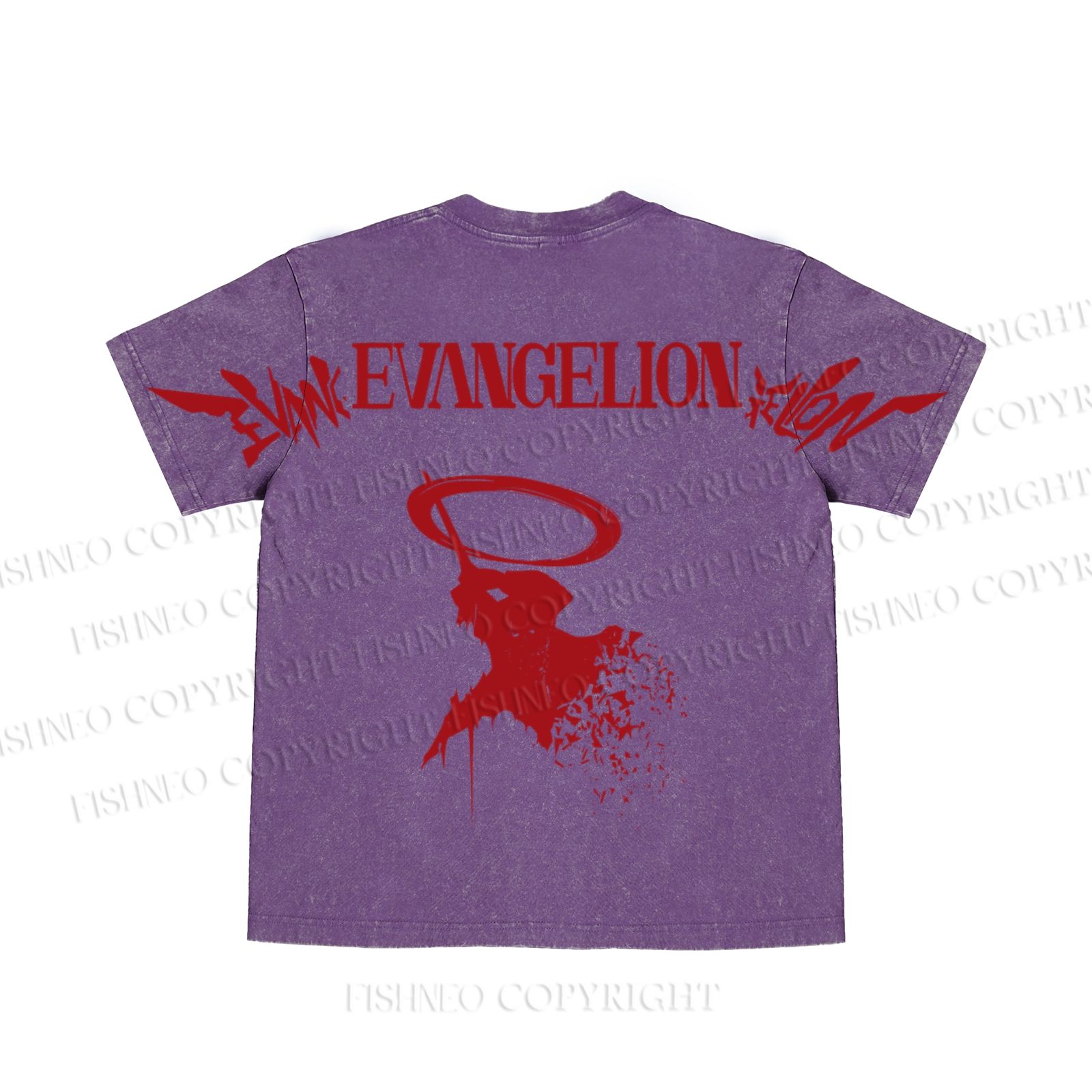 Neon Genesis Evangelion Unit 01 washed t shirt