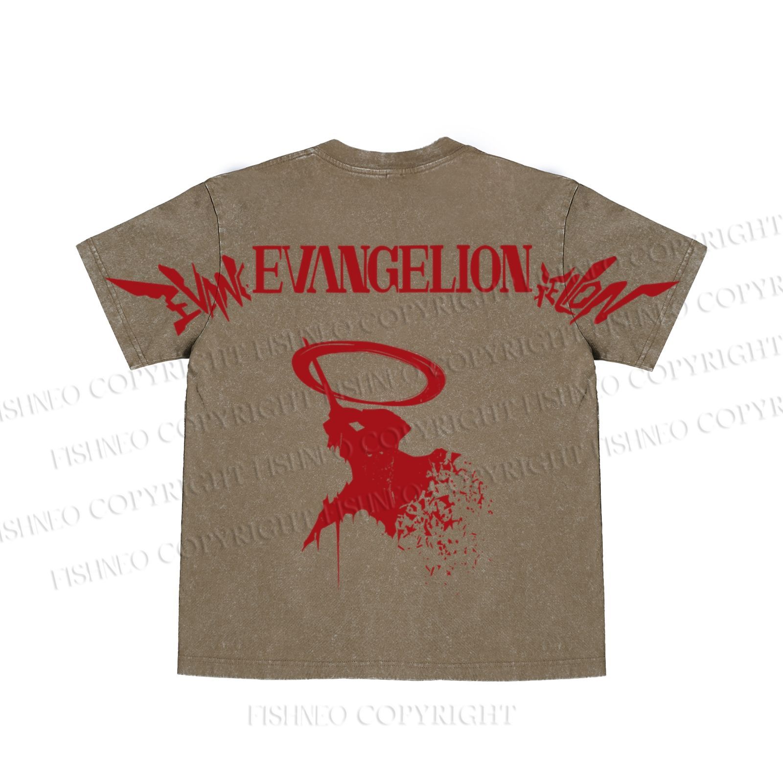 Neon Genesis Evangelion Unit 01 washed t shirt