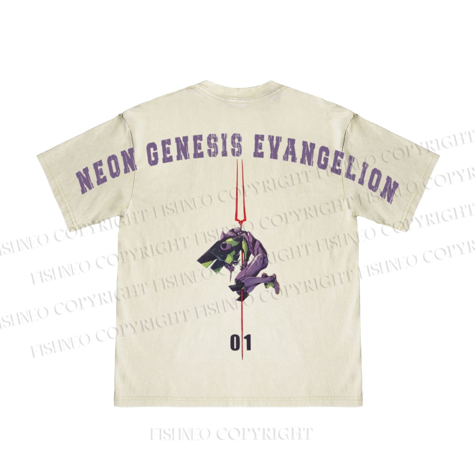 Neon Genesis Evangelion Unit 01 washed t shirt