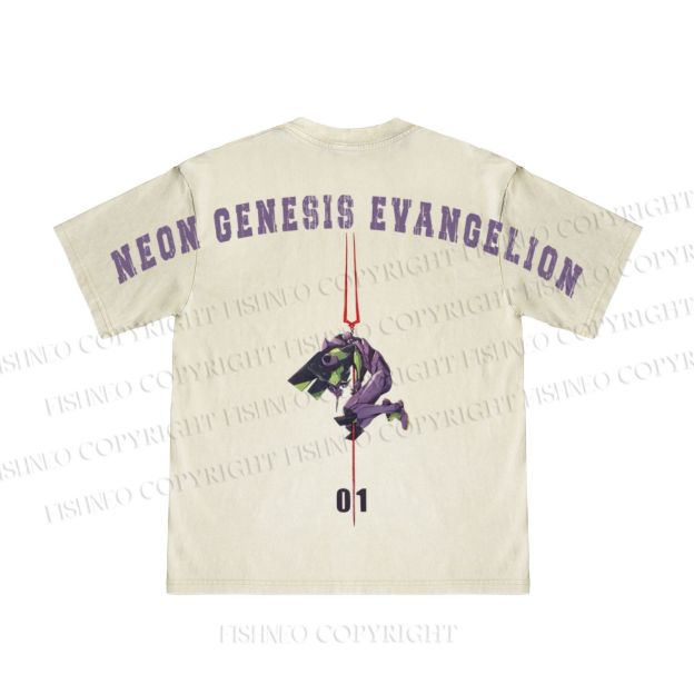 Neon Genesis Evangelion Unit 01 washed t shirt