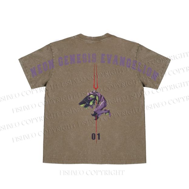 Neon Genesis Evangelion Unit 01 washed t shirt