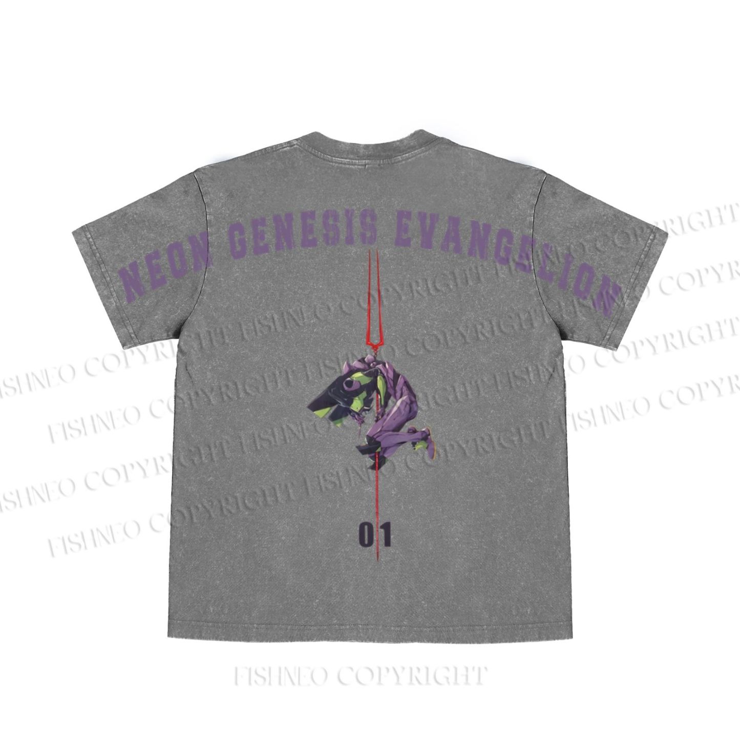 Neon Genesis Evangelion Unit 01 washed t shirt