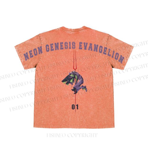 Neon Genesis Evangelion Unit 01 washed t shirt