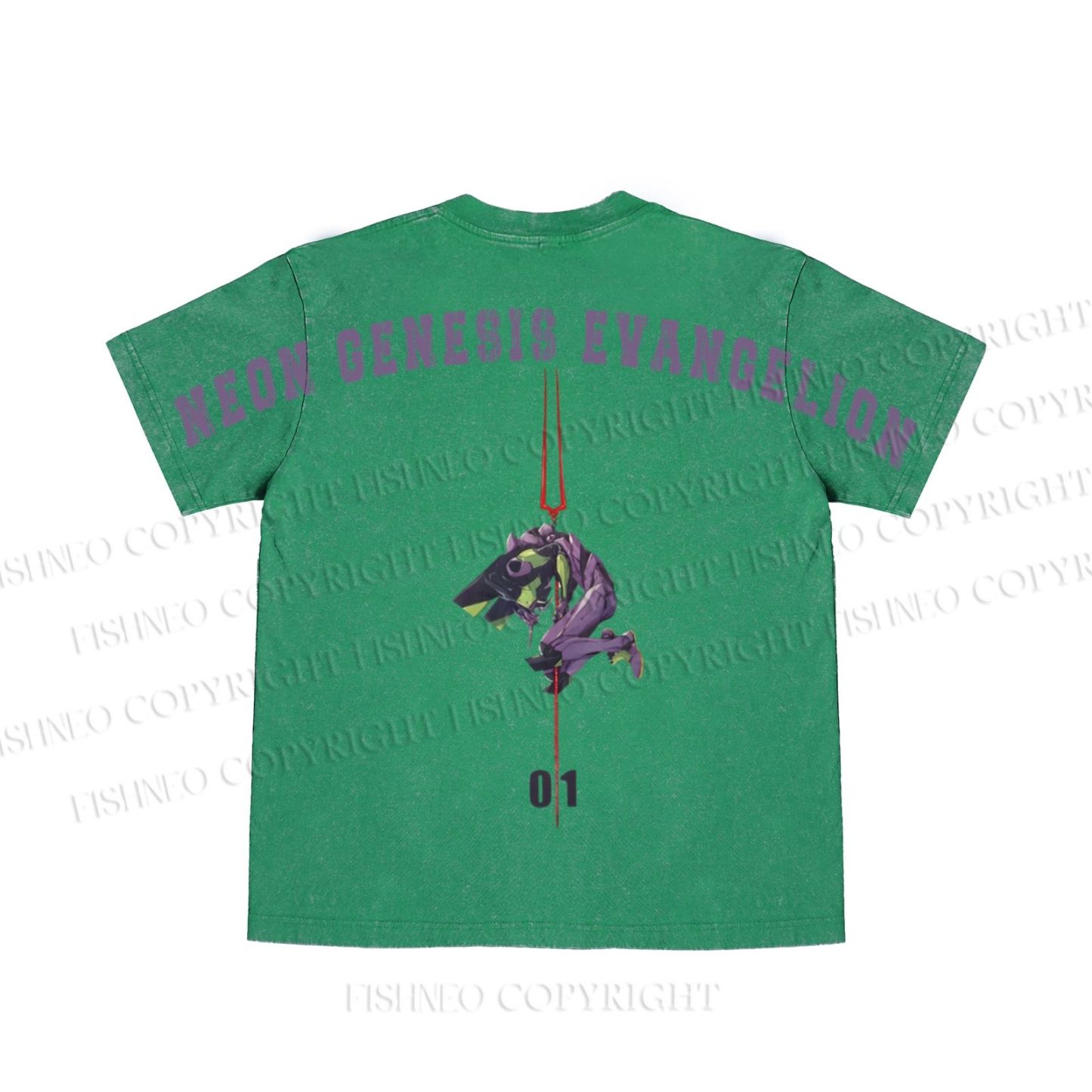 Neon Genesis Evangelion Unit 01 washed t shirt