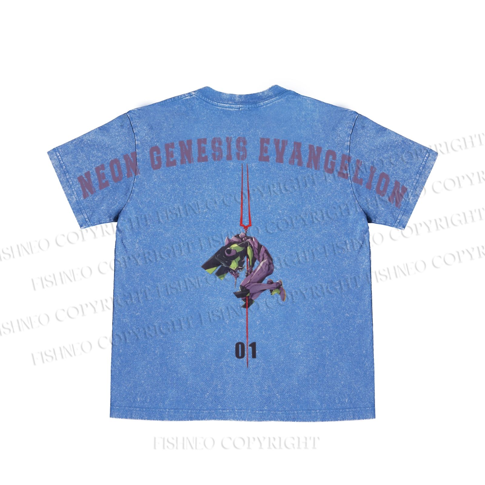 Neon Genesis Evangelion Unit 01 washed t shirt