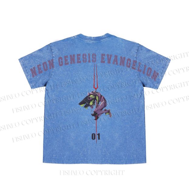 Neon Genesis Evangelion Unit 01 washed t shirt