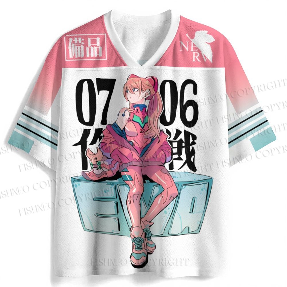 Neon Genesis Evangelion Asuka Jersey Shirts