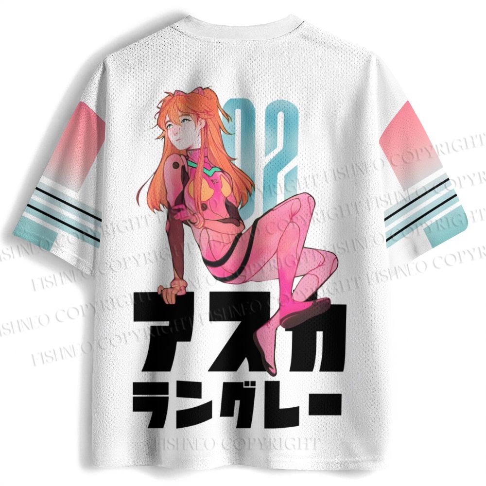 Neon Genesis Evangelion Asuka Jersey Shirts