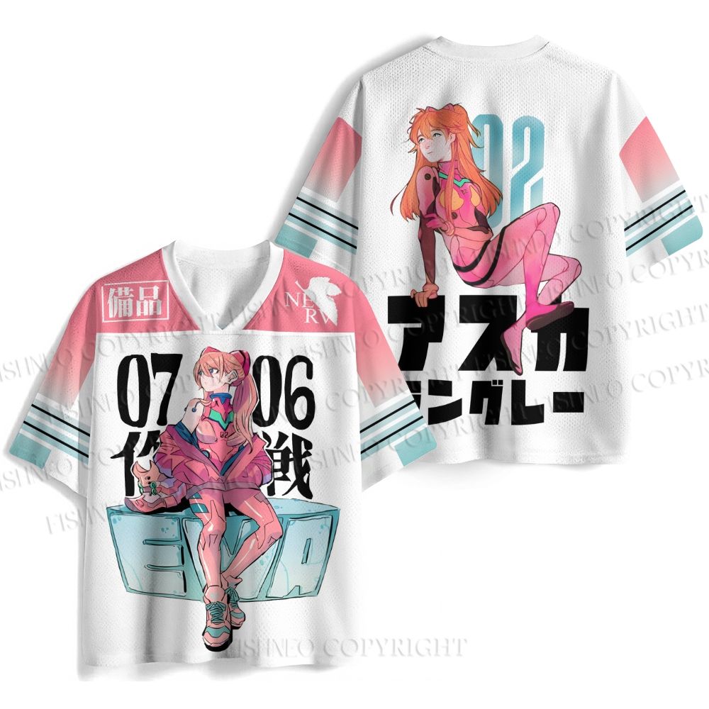 Neon Genesis Evangelion Asuka Jersey Shirts