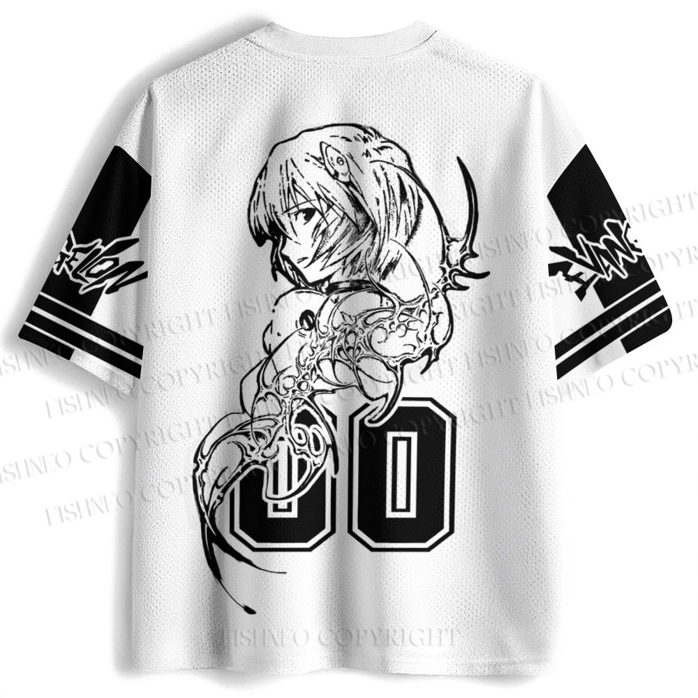 Neon Genesis Evangelion Rei Jersey Shirts