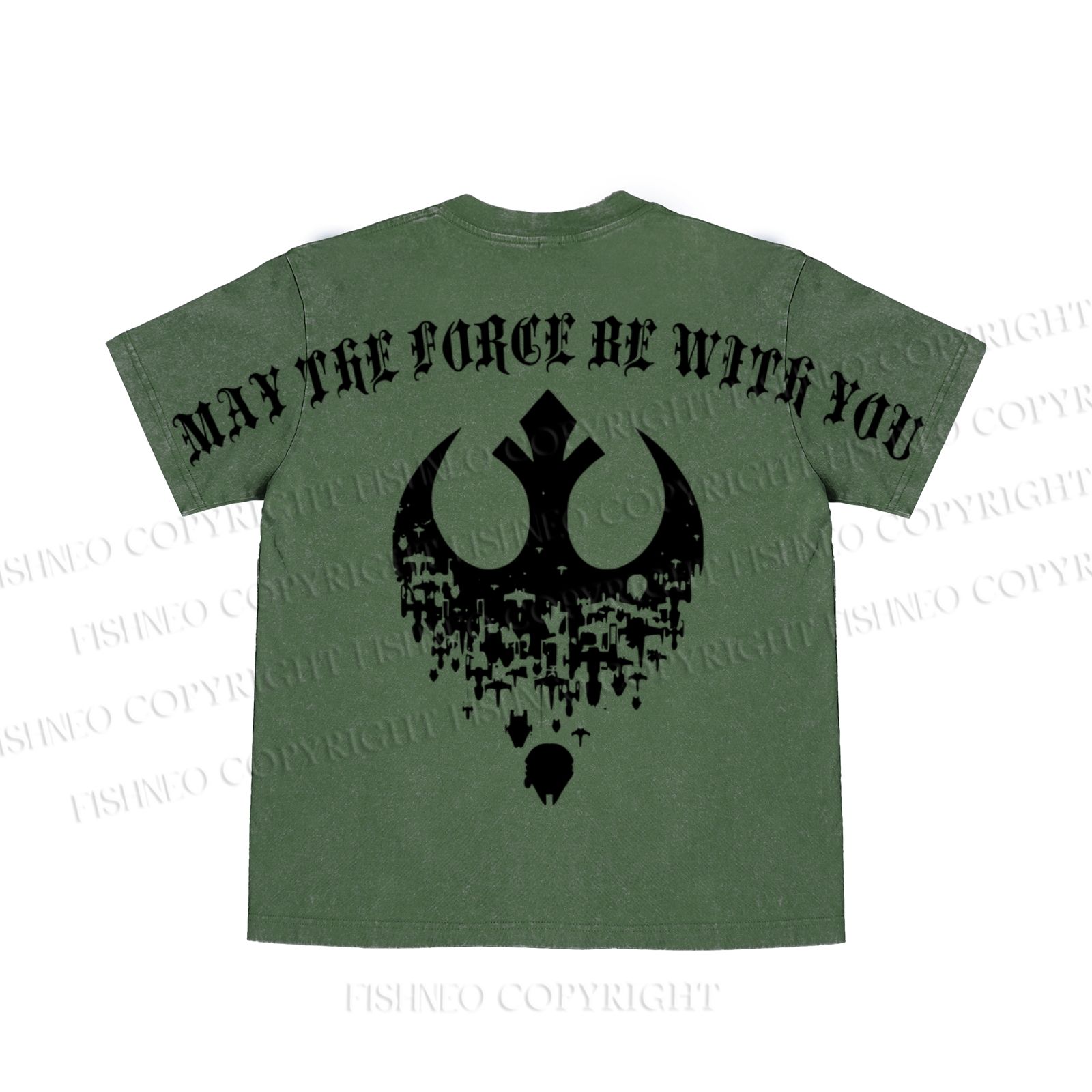 Star Wars May the Force be With You washed t shirt