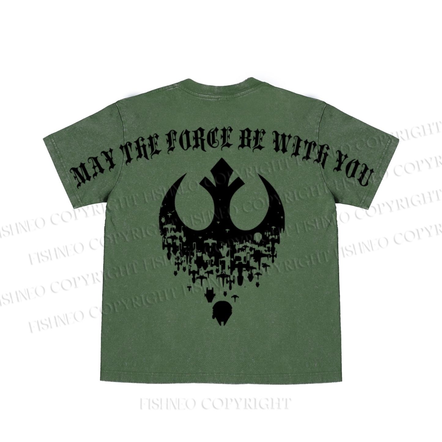 Star Wars May the Force be With You washed t shirt