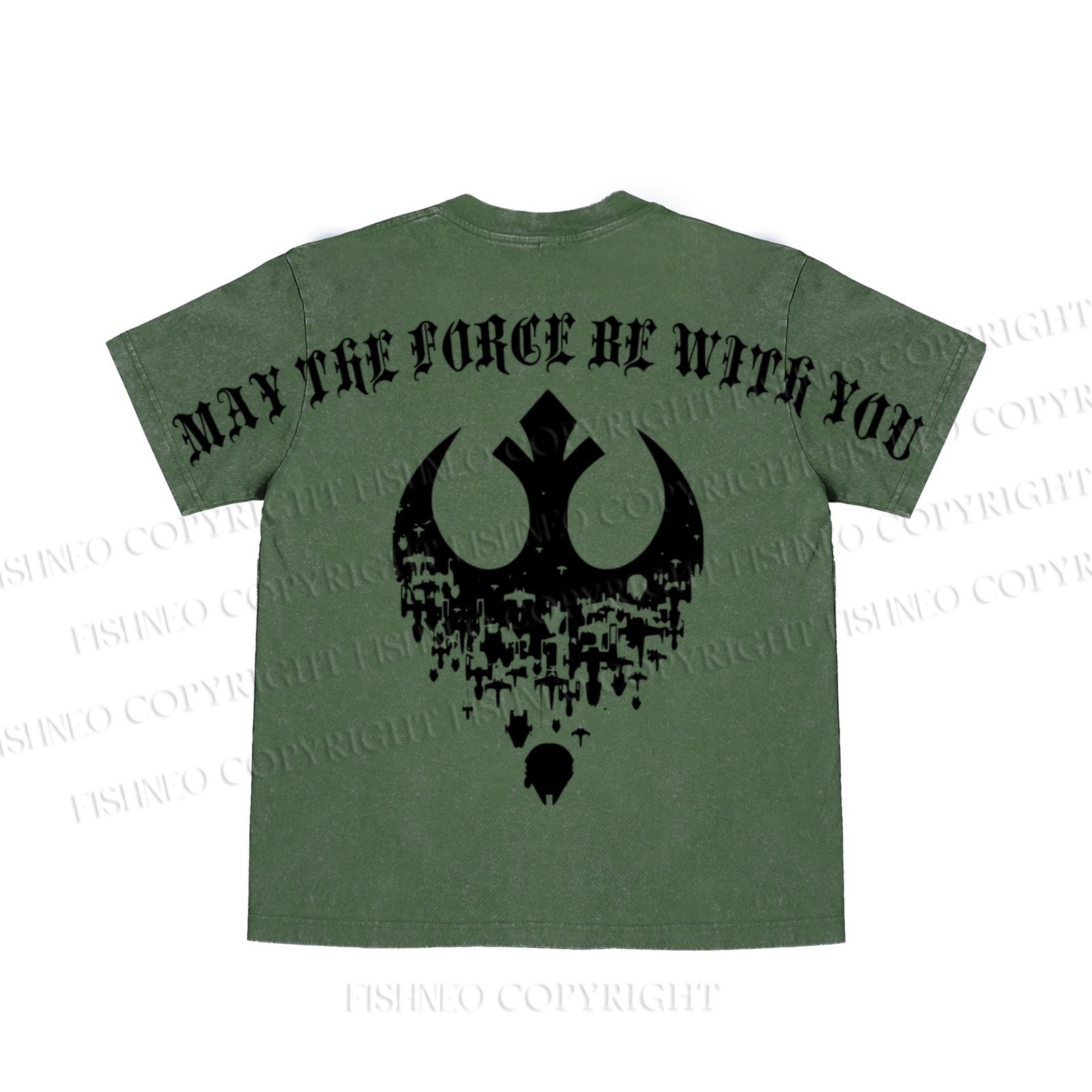 Star Wars May the Force be With You washed t shirt