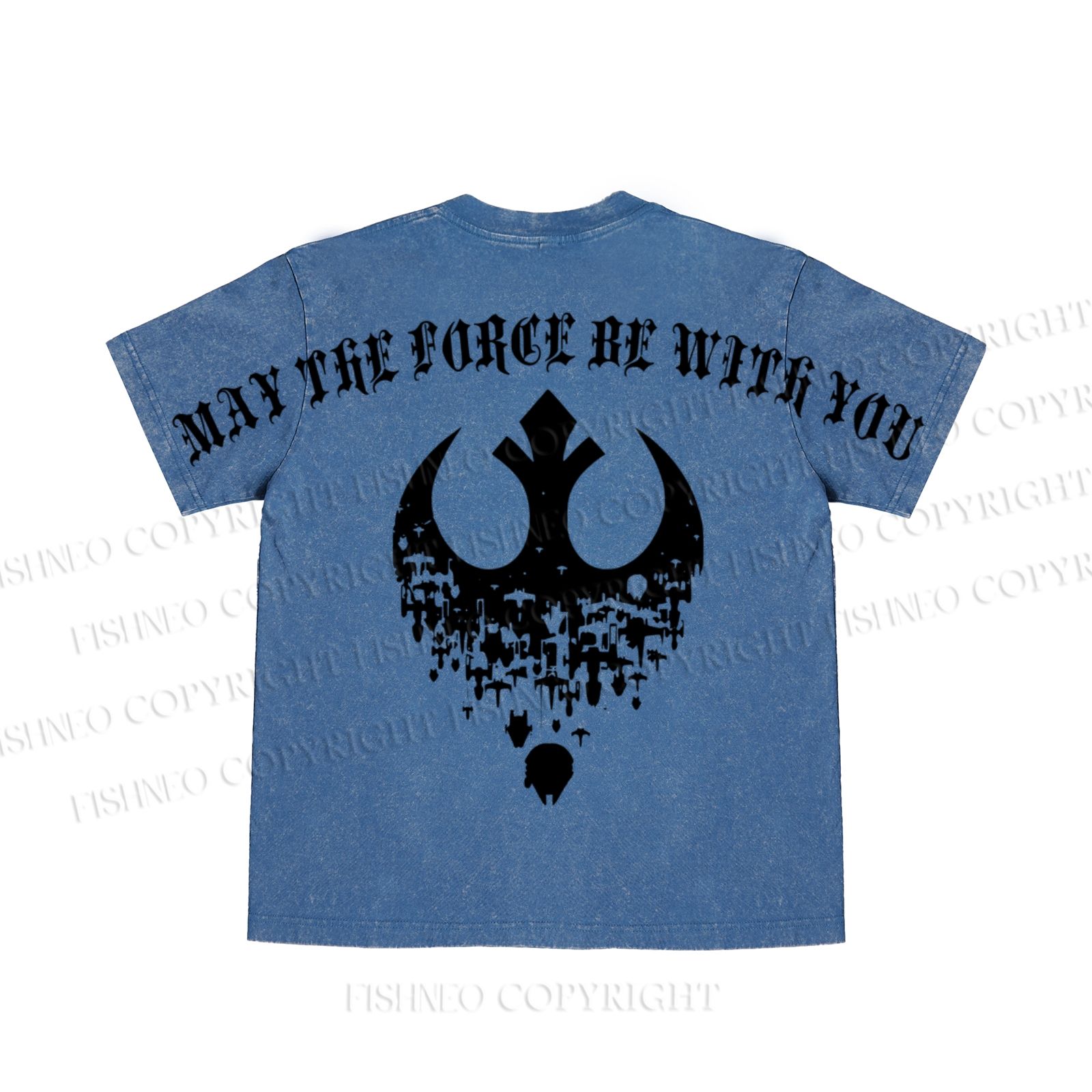 Star Wars May the Force be With You washed t shirt