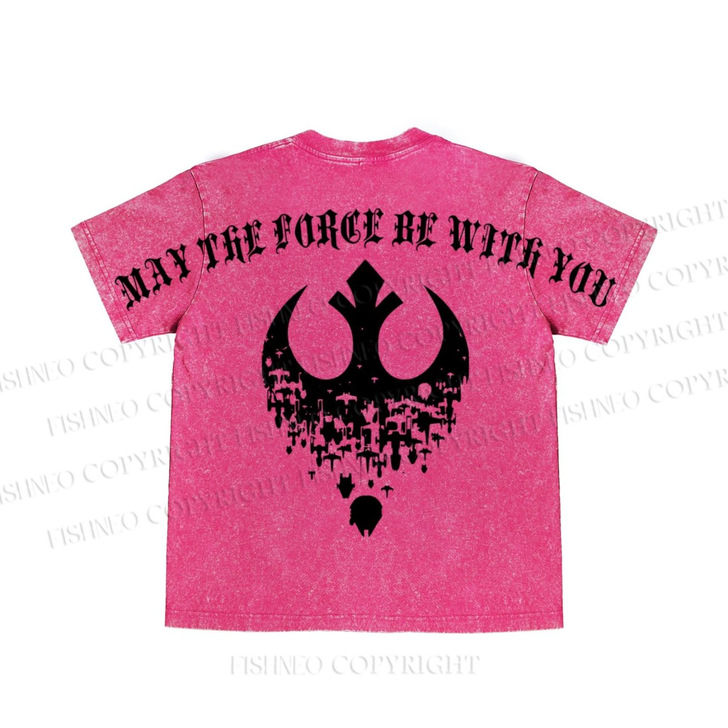 Star Wars May the Force be With You washed t shirt