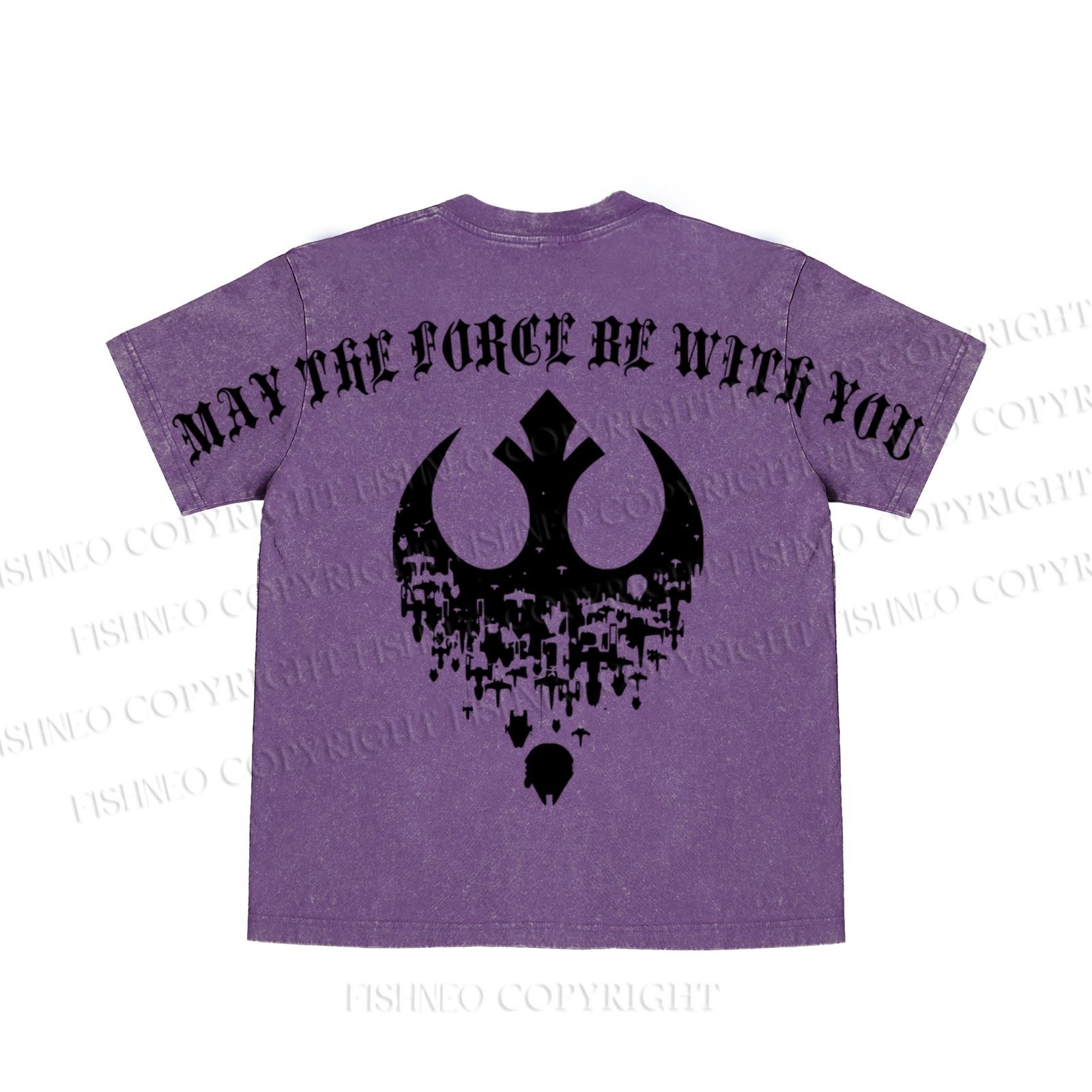 Star Wars May the Force be With You washed t shirt