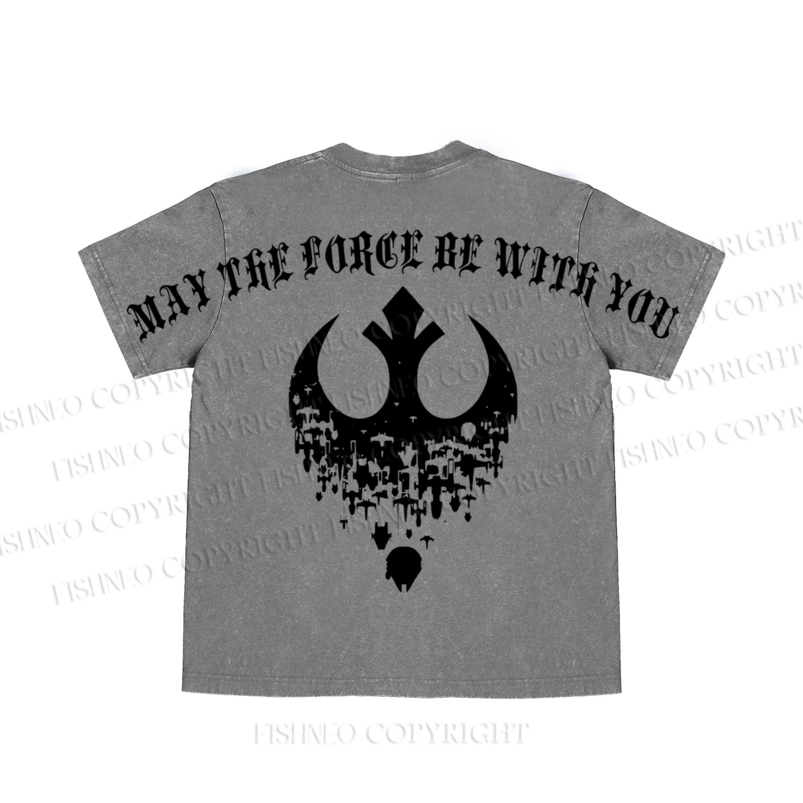 Star Wars May the Force be With You washed t shirt