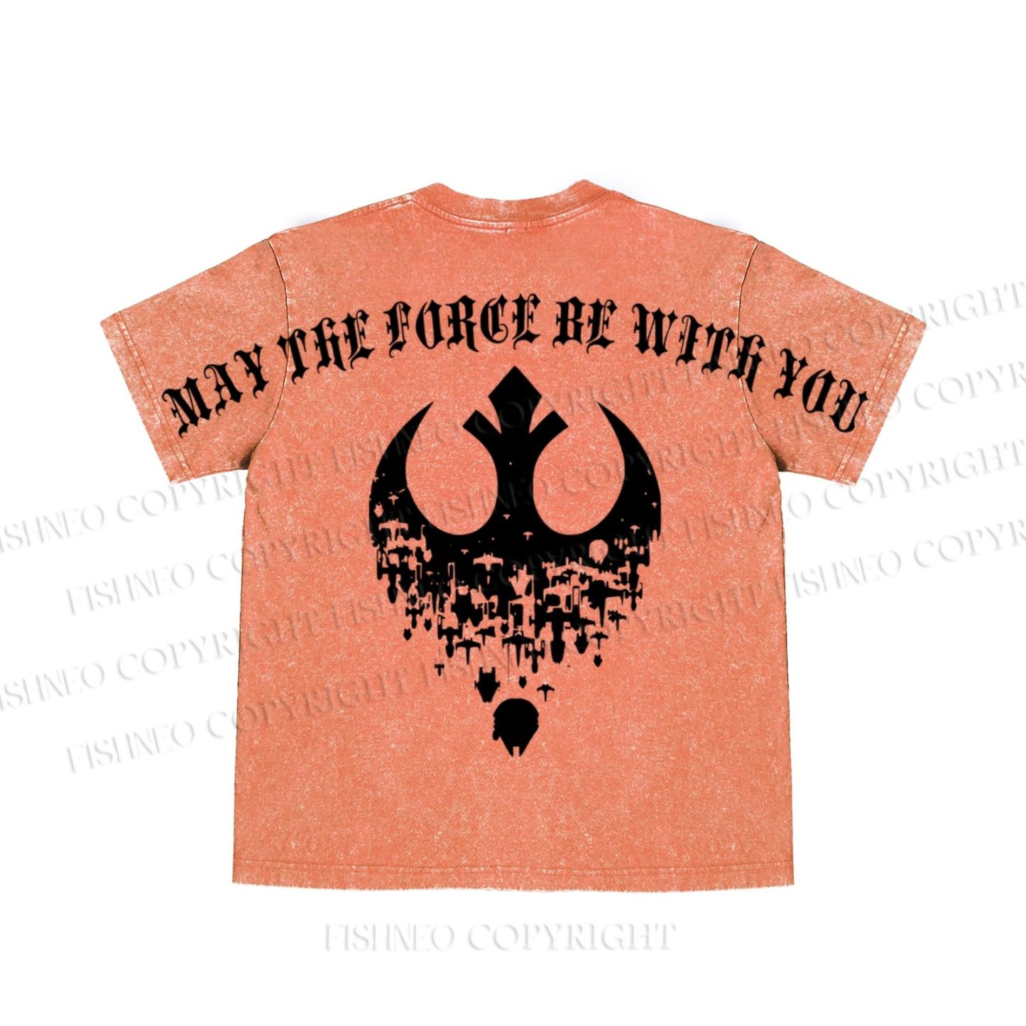 Star Wars May the Force be With You washed t shirt