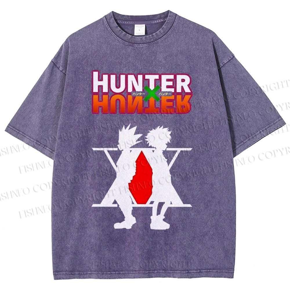 Unisex Hunter Printed Washed Tee