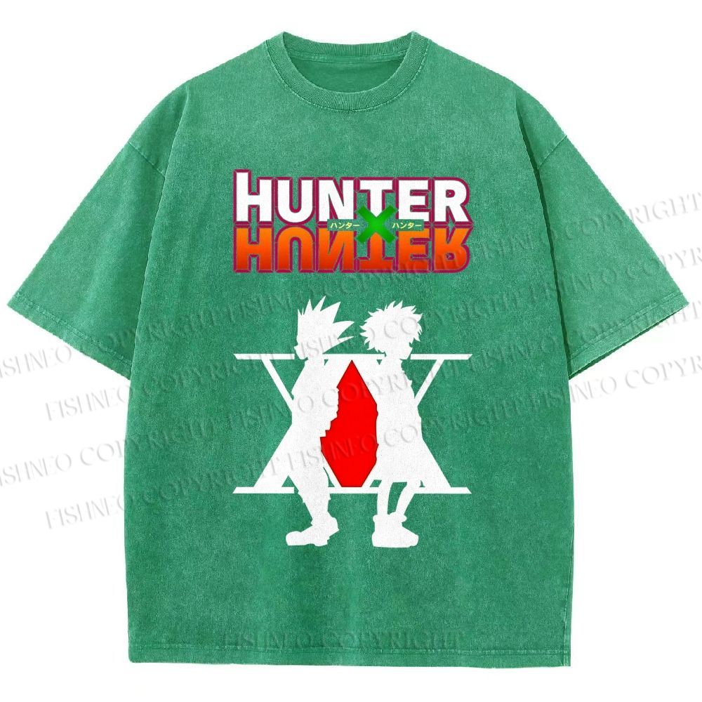 Unisex Hunter Printed Washed Tee