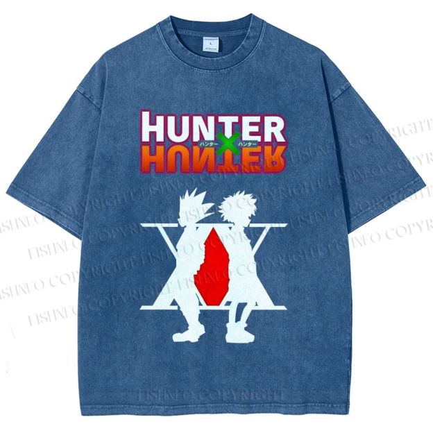 Unisex Hunter Printed Washed Tee