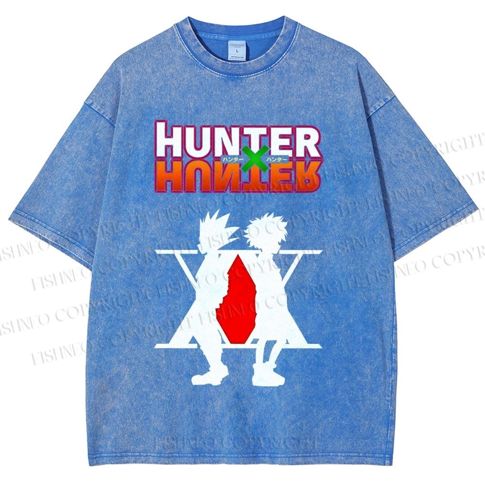 Unisex Hunter Printed Washed Tee