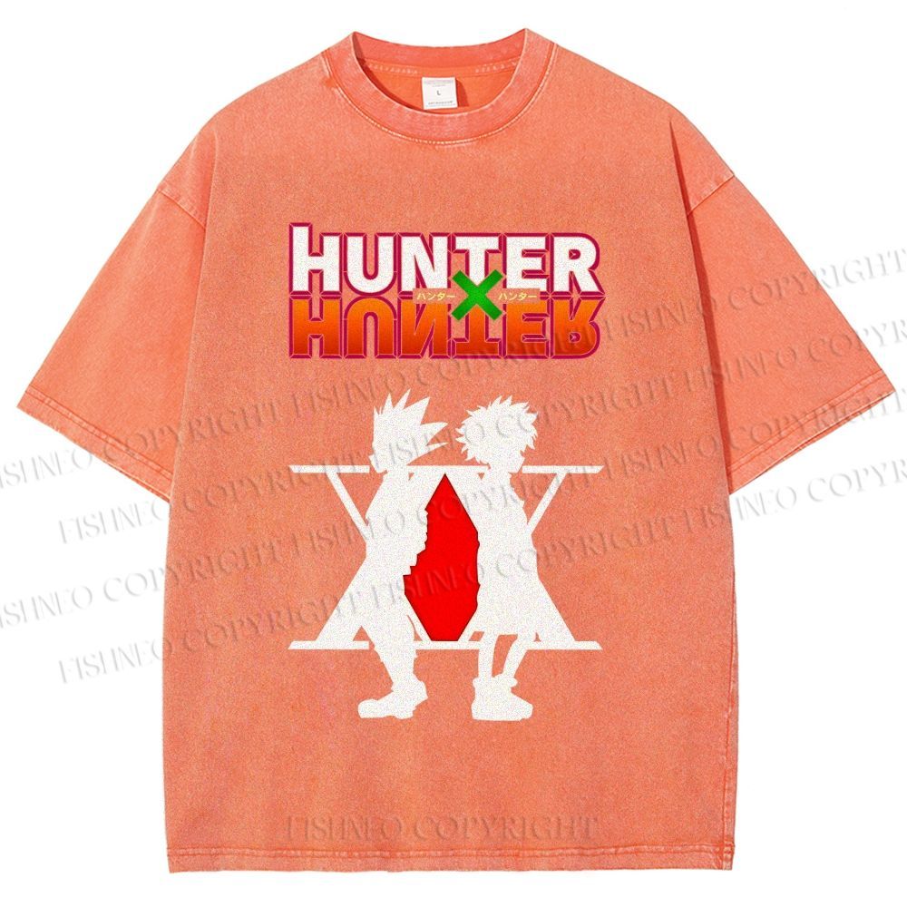 Unisex Hunter Printed Washed Tee