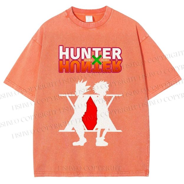 Unisex Hunter Printed Washed Tee