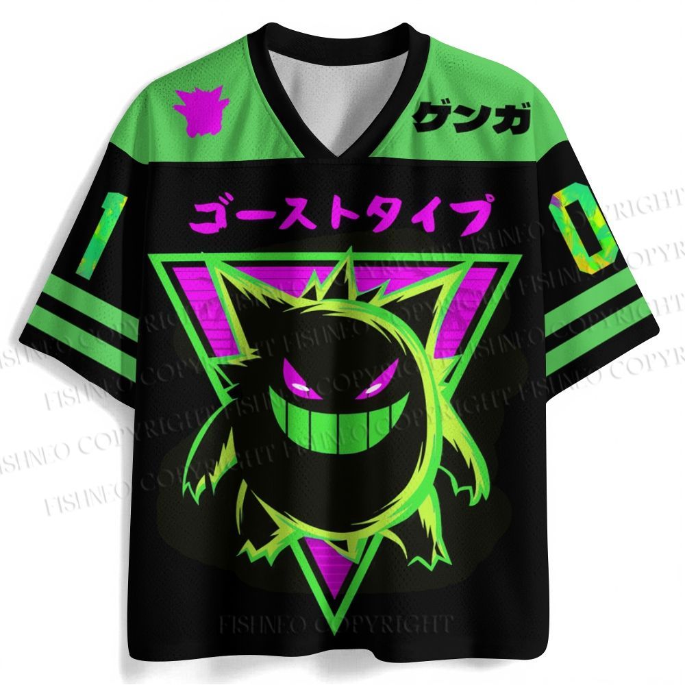 Gengar Printed Jersey Shirts
