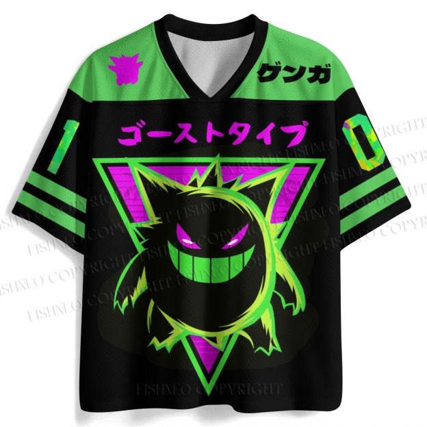 Gengar Printed Jersey Shirts