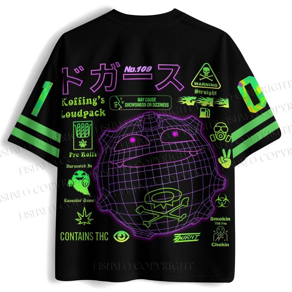 Gengar Printed Jersey Shirts